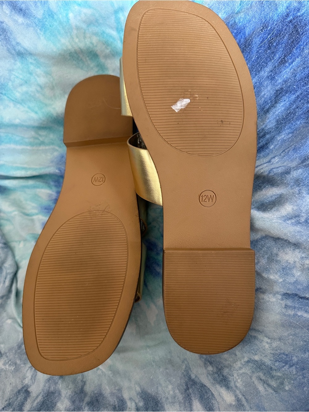 Metallic Gold Sandals - Picture 5 of 6